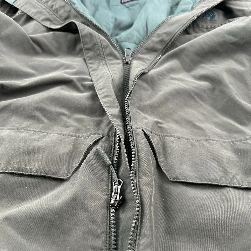The North Face Canyonlands Triclimate‎ Shell Jacket Men Small Olive Green 2016